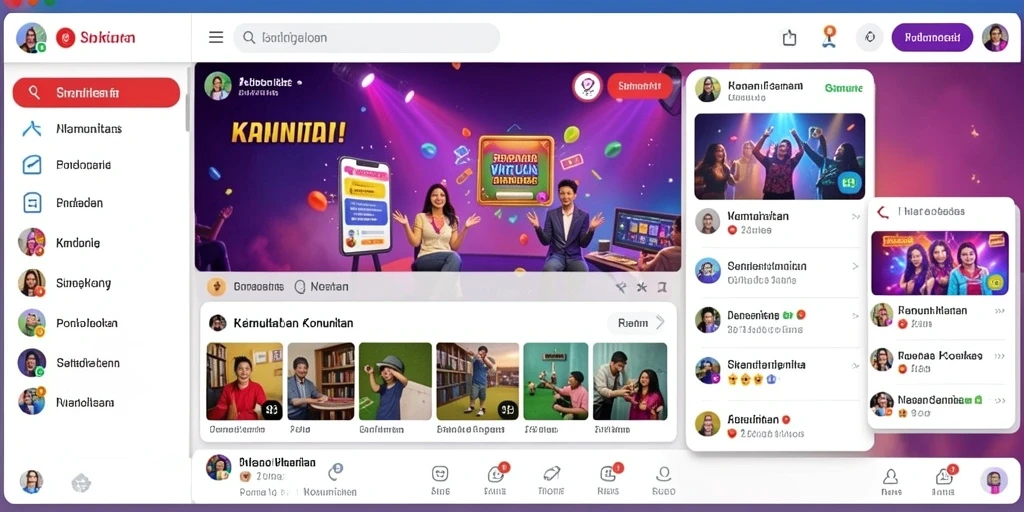 Tampilan antarmuka 66MENANG yang menarik dan user-friendly.