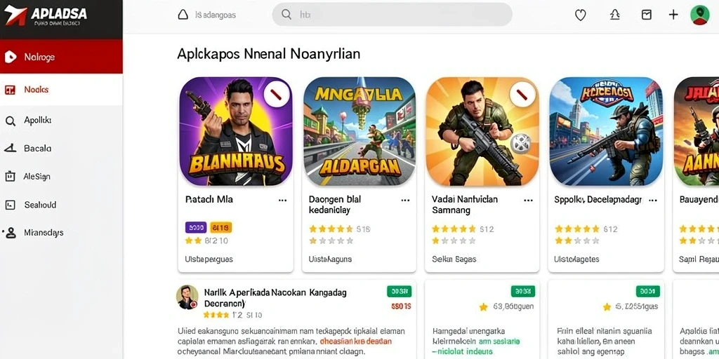 Tampilan utama aplikasi dengan navigasi mudah.