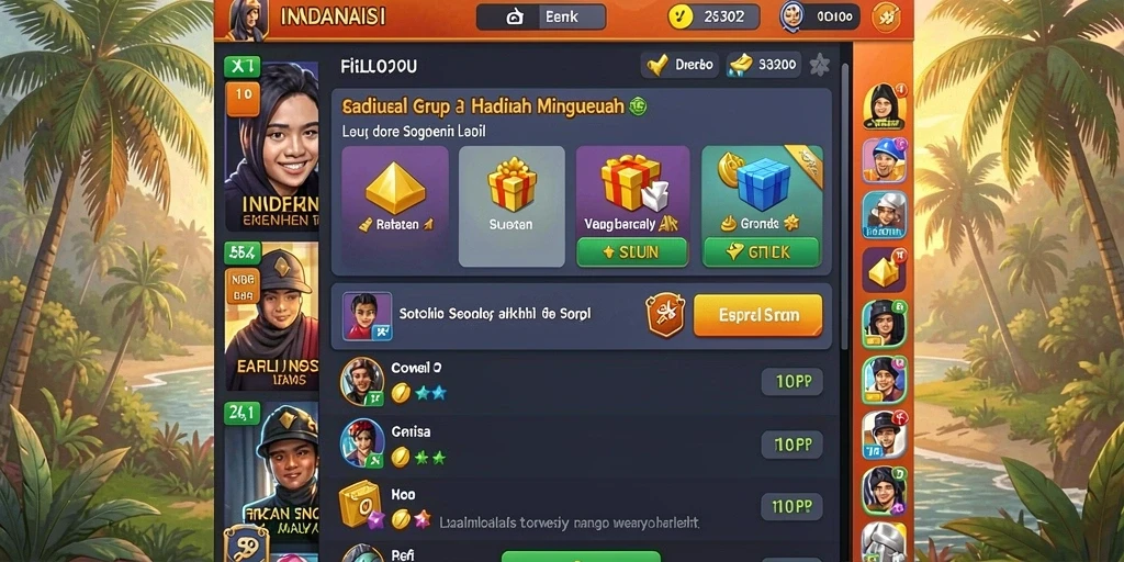 Screenshot menunjukkan antarmuka pengguna yang menarik dan mudah dipahami.