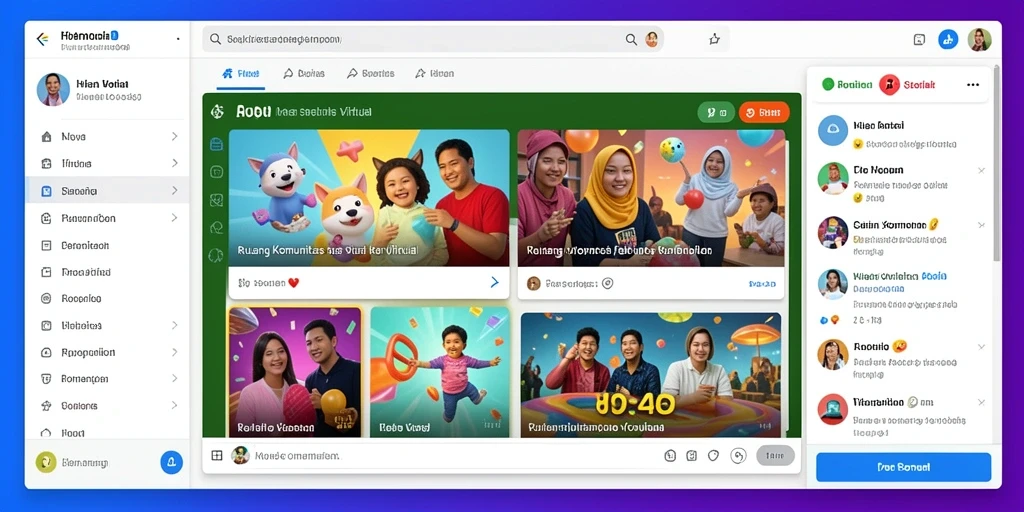 Tampilan utama aplikasi yang menawan dan mudah dinavigasi.