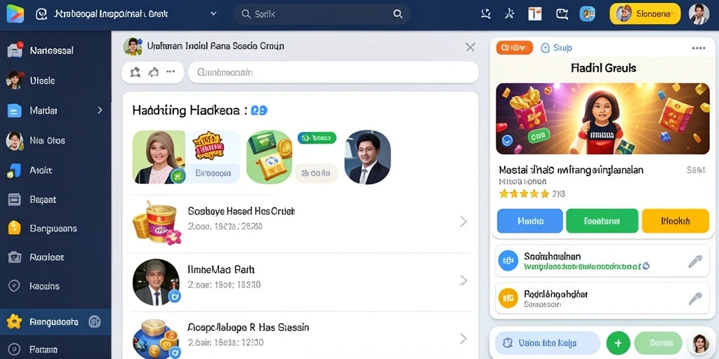 Screenshot menampilkan permainan slot dengan grafik memukau.
