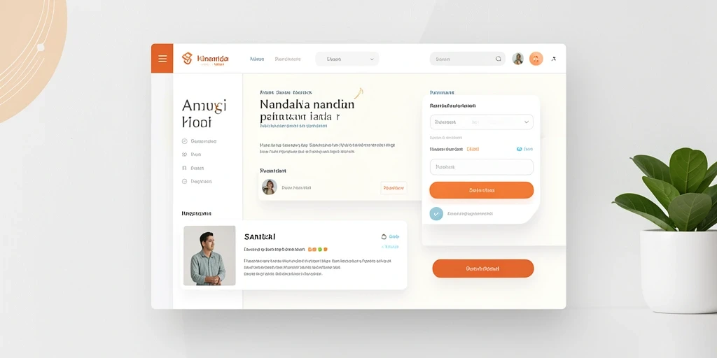 Tampilan antarmuka yang user-friendly dan mudah dinavigasi.